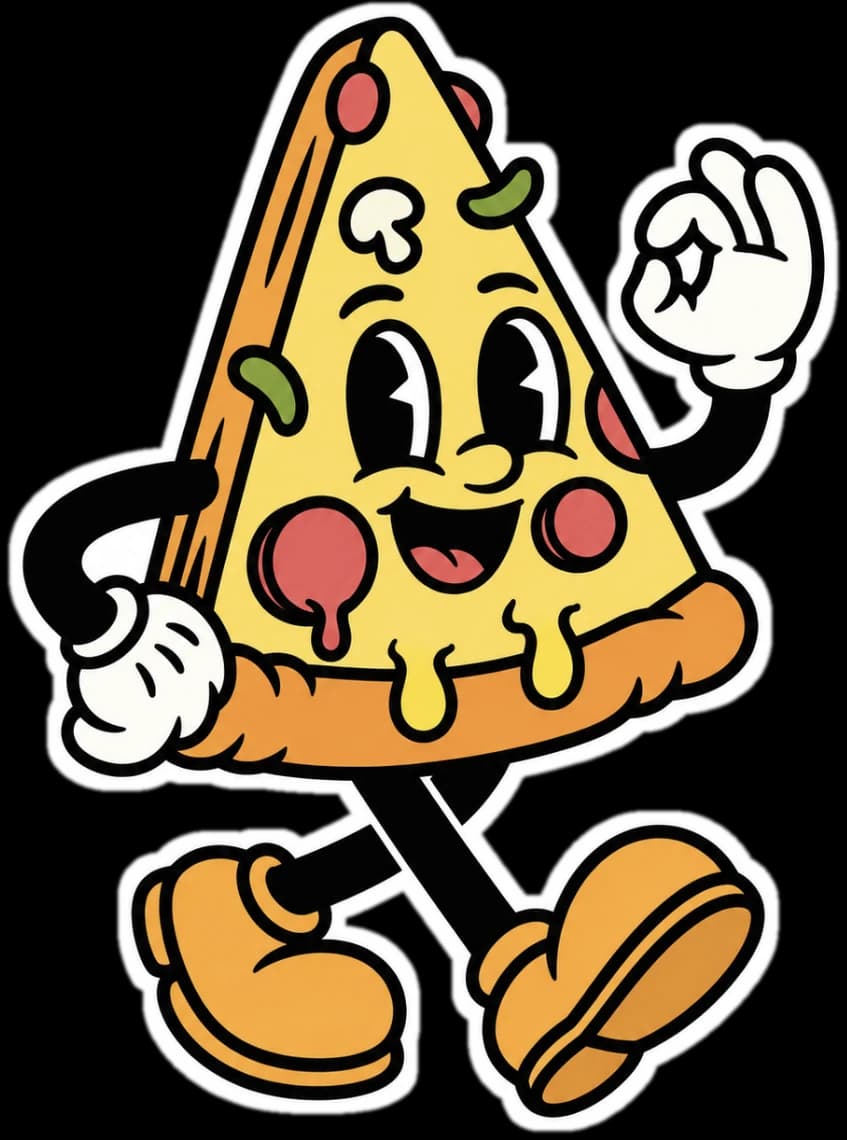 Pizzabiten, Ringens Pizzerias maskot